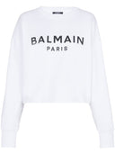 Balmain Logo-print cotton sweatshirt