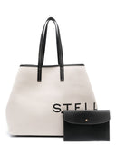 bolso con monedero desmontable y estampado de logo de Stella McCartney