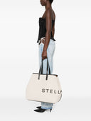 bolso con monedero desmontable y estampado de logo de Stella McCartney