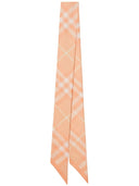 Burberry Skinny Check Silk Scarf