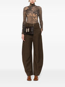 Bolso de mano tipo clutch de cuero grabado con efecto cocodrilo Boyy Buckle para viaje