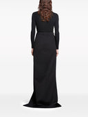 Falda maxi entallada con abertura Balenciaga