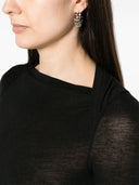 Saint Laurent шерстяное платье-футляр миди