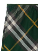 Burberry checkered twill swim shorts