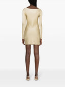 Coperni Cut-out twisted mini dress