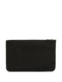 Dolce & Gabbana Nylon pouch with rubberized logo