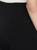 Pantalones formales de lana color blanco roto