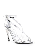 Sandalias de charol Alexander McQueen Twisted Armadillo de 95 mm