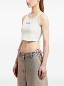 Top blanco Palm Angels