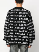 suéter con logo de Balenciaga