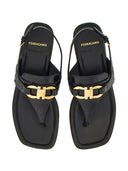 Ferragamo Gancini-buckle Leather Sandals