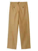Burberry Straight-leg cotton trousers