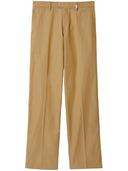 Burberry Straight-leg cotton trousers