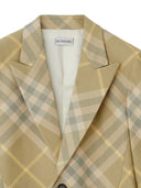 Burberry checked tailored single-breasted blazer