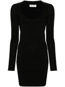 Мини-платье Saint Laurent Décolleté