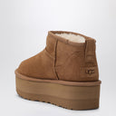 UGG Classic Ultra Mini platform ankle boots in chestnut