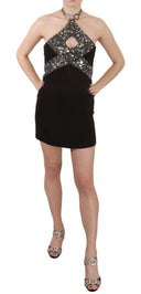 Elegant Sleeveless Mini Shift Dress - Allure Absolue