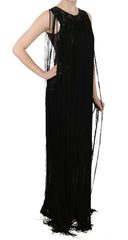 Sheer Sequined Maxi Elegance Dress - Allure Absolue