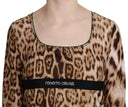 Elegant Leopard Long Sleeve Top - Allure Absolue