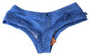 Chic Blue Dotted Designer Bikini Set - Allure Absolue
