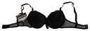 Elegant Black Lace Push-Up Bra - Allure Absolue