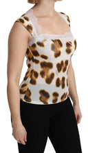 Chic Leopard Lingerie Blouse Top - Allure Absolue