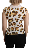 Chic Leopard Lingerie Blouse Top - Allure Absolue