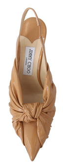 Elegant Pointed Toe Leather Pumps Jimmy Choo
