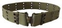 Chic Army Green Cotton Waist Belt Ermanno Scervino