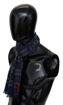 Chic Multicolor Wool Scarf Unisex Fringed Design Missoni