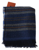 Chic Multicolor Wool Scarf Unisex Fringed Design Missoni