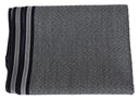 Gray Stripes Pattern 100% Wool Unisex Neck Wrap Scarf