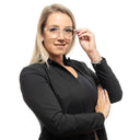 White Metal & Leather Glasses (Frames)