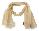 Beige Cashmere Unisex Neck Scarf