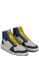 Elevate Your Style with Mid-Top Blue Luxury Sneakers Saint Laurent