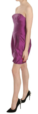 Elegant Pink Halter Mini Dress - Allure Absolue