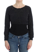 Chic Cropped Alpaca Wool Sweater Ermanno Scervino