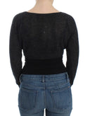Chic Cropped Alpaca Wool Sweater Ermanno Scervino