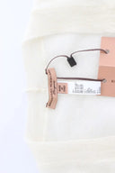 Elegant Off-White Cropped Alpaca-Wool Blend Sweater Ermanno Scervino