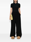 Top corto con logo jacquard de Balenciaga