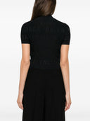 Top corto con logo jacquard de Balenciaga