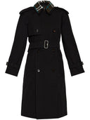 Burberry detachable-collar trench coat
