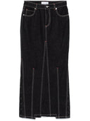 Marine Serre Crescent Moon Long Skirt