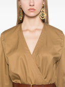 Vestido con cinturón Saint Laurent