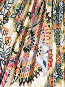 Etro Paisley-print pleated midi skirt