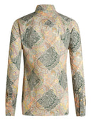 Etro Patchwork-print poplin shirt