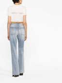 Camiseta con estampado de logo invertido de Saint Laurent