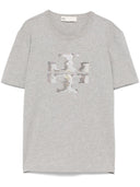 Camisetas y polos grises Tory Burch