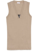 Brunello Cucinelli Top Beige Brunello Cucinelli