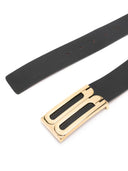 Victoria Beckham Jumbo Frame logo-buckle leather belt